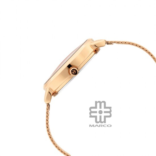 Titan Workwear 2652WM01 Rose Gold Dial Metal Strap Quartz Women's Watch