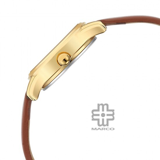 Titan Lagan 2656YL01 White Dial Leather Strap Quartz Women's Watch