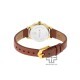 Titan Lagan 2656YL01 White Dial Leather Strap Quartz Women's Watch