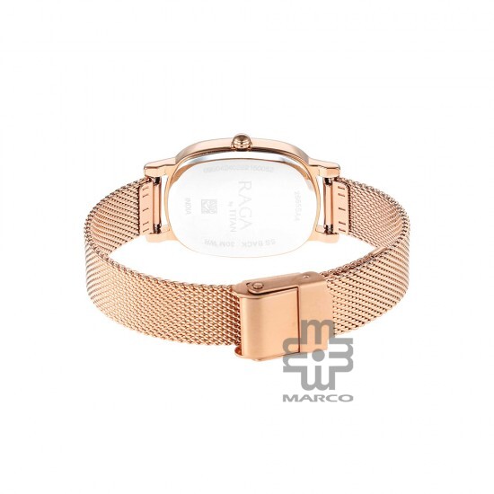 Titan Raga Viva 2665WM01 Brown Dial Stainless Steel Strap Quartz Women's Watch