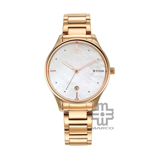 Titan Pastel Dreams 2670WM08 White Mother of Pearl Dial Metal Strap Quartz Women's Watch