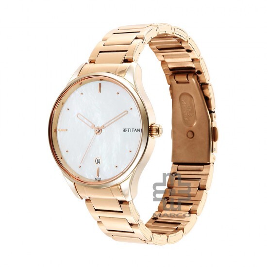 Titan Pastel Dreams 2670WM08 White Mother of Pearl Dial Metal Strap Quartz Women's Watch