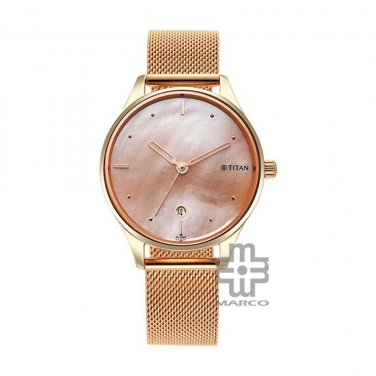 Titan Pastel Dreams 2670WM09 Pink Mother of Pearl Dial Metal Strap Quartz Women's Watch