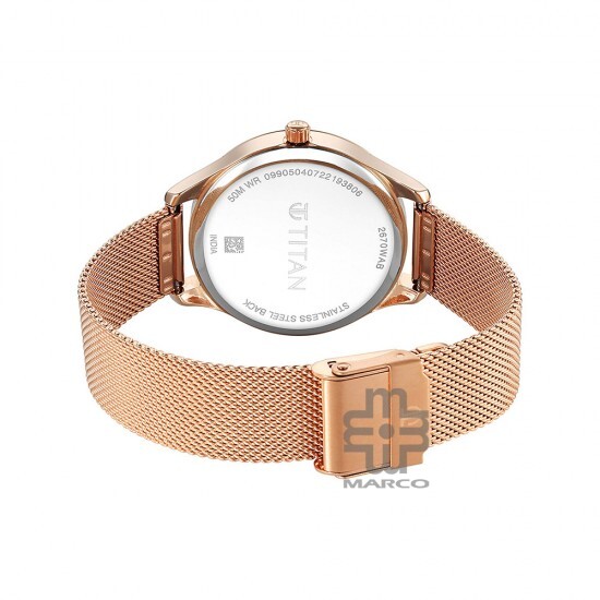 Titan Pastel Dreams 2670WM09 Pink Mother of Pearl Dial Metal Strap Quartz Women's Watch