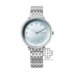 Titan Marhaba 2673SM03 Blue Dial Stainless Steel Strap Quartz Women's Watch