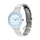 Titan Marhaba 2673SM03 Blue Dial Stainless Steel Strap Quartz Women's Watch