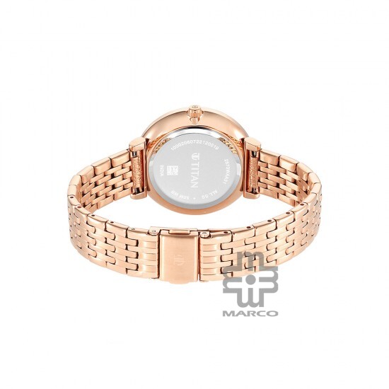 Titan Premium Workwear 2673WM01 White Dial Stainless Steel Strap Quartz Women's Watch