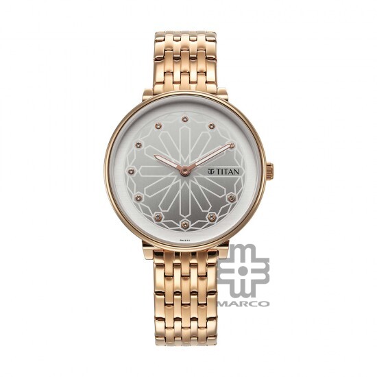 Titan Marhaba 2673WM02 White Dial Stainless Steel Strap Quartz Women's Watch Titan Marhaba 2673WM02 White Dial Stainless Steel Strap Quartz Women's Watch