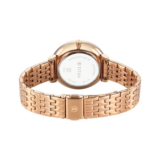 Titan Marhaba 2673WM02 White Dial Stainless Steel Strap Quartz Women's Watch Titan Marhaba 2673WM02 White Dial Stainless Steel Strap Quartz Women's Watch