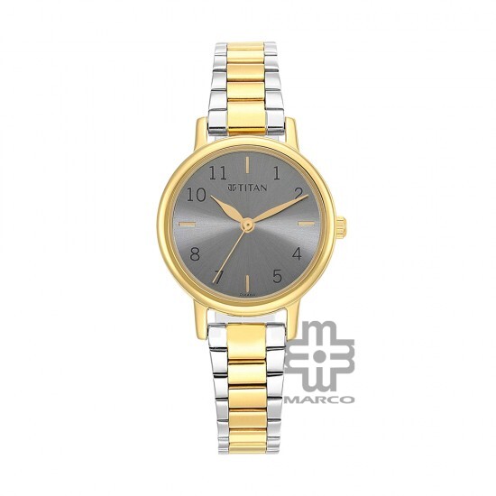 Titan Karishma 2678BM01 Grey Dial Stainless Steel Strap Quartz Women's Watch