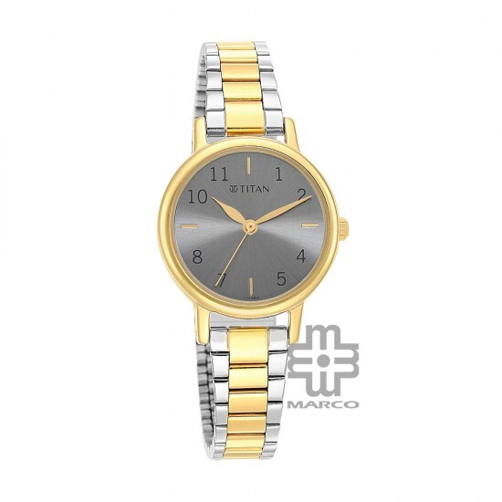 Titan Karishma 2678BM01 Grey Dial Stainless Steel Strap Quartz Women's Watch