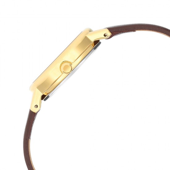 Titan Karishma 2678YL02 Brown Dial Leather Strap Quartz Women's Watch Titan Karishma 2678YL02 Brown Dial Leather Strap Quartz Women's Watch