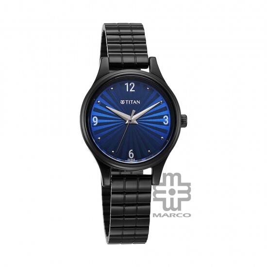 Titan Karishma 2679NM02 Blue Dial Stainless Steel Strap Quartz Women's Watch