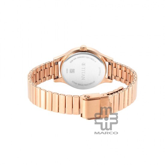 Titan Karishma 2679WM01 Brown Dial Metal Strap Quartz Women's Watch