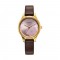 Titan Karishma 2679YL02 Pink Dial Leather Strap Quartz Women's Watch