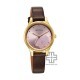 Titan Karishma 2679YL02 Pink Dial Leather Strap Quartz Women's Watch