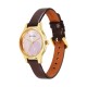 Titan Karishma 2679YL02 Pink Dial Leather Strap Quartz Women's Watch