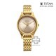 Titan Karishma 2679YM02 Gold Dial Stainless Steel Strap Quartz Women's Watch