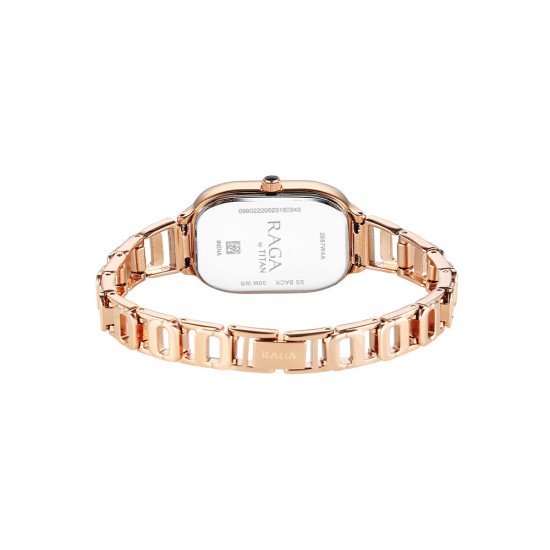 Titan Raga Chic 2687WM01 Black Dial Metal Strap Quartz Women's Watch Titan Raga Chic 2687WM01 Black Dial Metal Strap Quartz Women's Watch