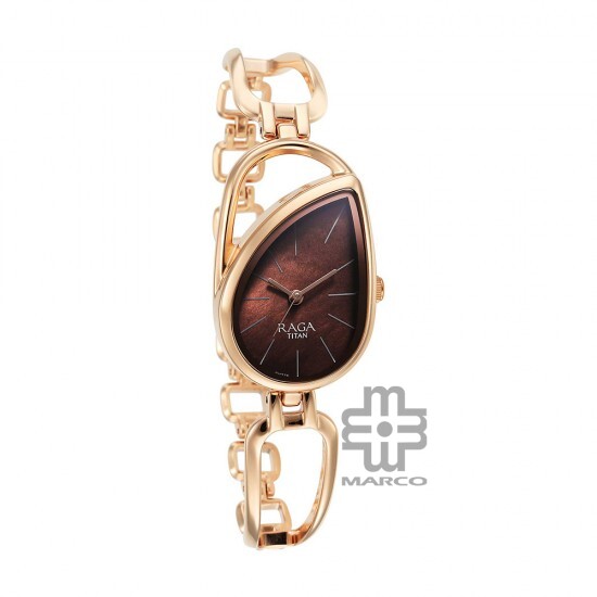 Titan Raga Chic 2688WM01 Brown Dial Metal Strap Quartz Women's Watch