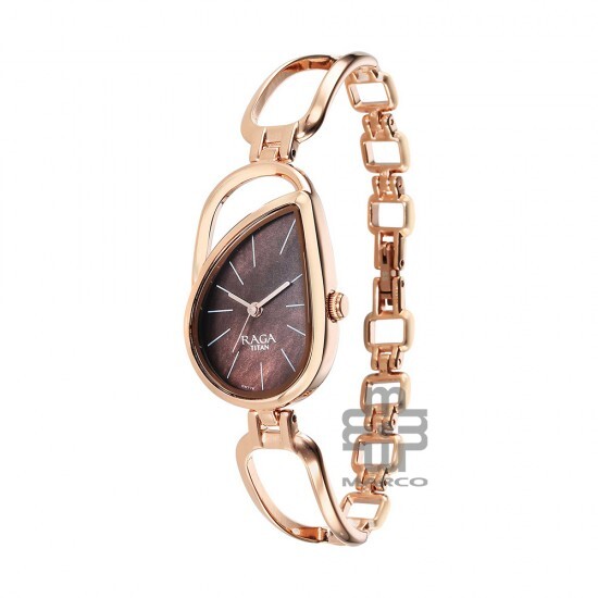 Titan Raga Chic 2688WM01 Brown Dial Metal Strap Quartz Women's Watch