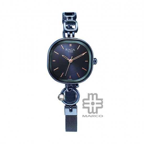Titan Raga Delight 2693QM01 Blue Dial Metal Strap Quartz Women's Watch