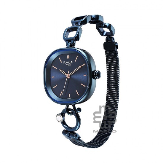 Titan Raga Delight 2693QM01 Blue Dial Metal Strap Quartz Women's Watch