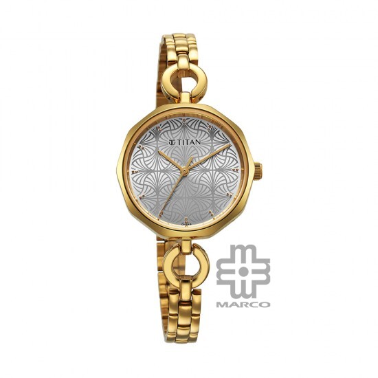 Titan Karishma 2702YM01 Silver Dial Stainless Steel Strap Quartz Women's Watch