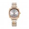 Titan Shaped Case 2730KM01 Silver Dial Metal Strap Quartz Women's Watch