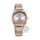 Titan Shaped Case 2730KM01 Silver Dial Metal Strap Quartz Women's Watch