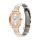 Titan Shaped Case 2730KM01 Silver Dial Metal Strap Quartz Women's Watch