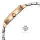 Titan Shaped Case 2730KM01 Silver Dial Metal Strap Quartz Women's Watch