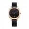 Titan Shaped Case 2730KM02 Black Dial Metal Strap Quartz Women's Watch