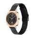 Titan Shaped Case 2730KM02 Black Dial Metal Strap Quartz Women's Watch