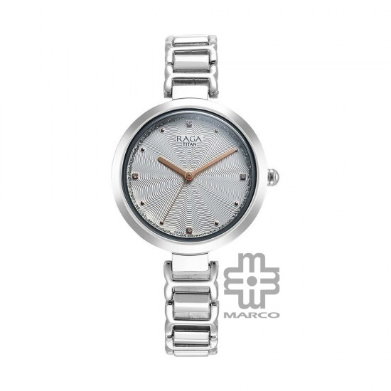 Titan Raga Memoirs 2752SM01 Silver Dial Metal Strap Quartz Women's Watch