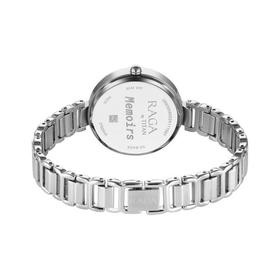 Titan Raga Memoirs 2752SM01 Silver Dial Metal Strap Quartz Women's Watch