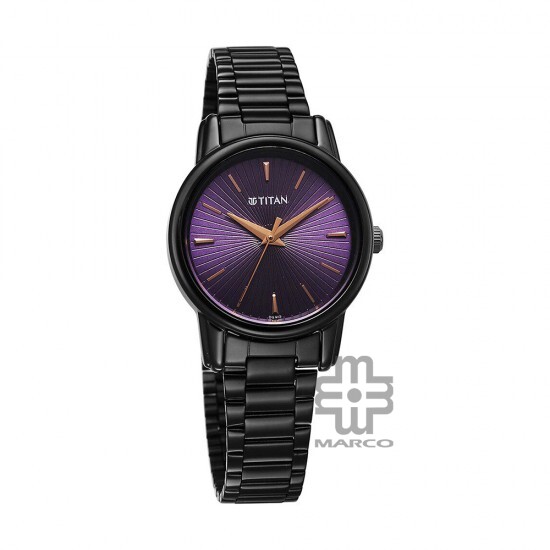 Titan Karishma 2760NM01 Purple Dial Stainless Steel Strap Quartz Women's Watch