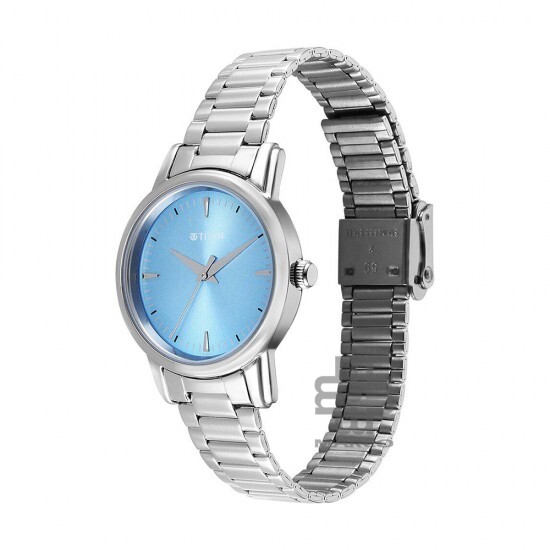 Titan Karishma 2760SM02 Blue Dial Stainless Steel Strap Quartz Women's Watch