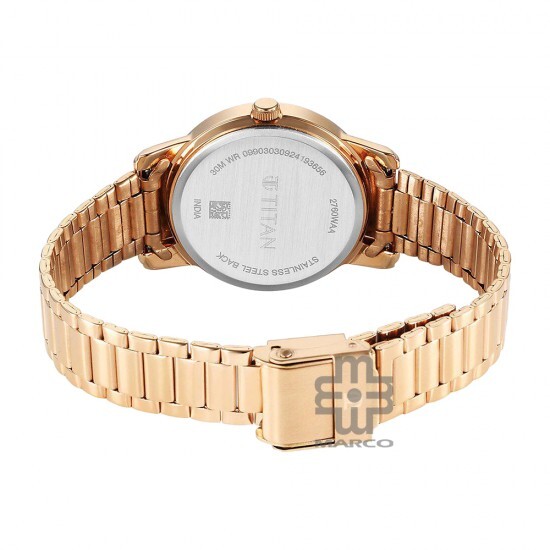 Titan Karishma 2760WM01 Silver Dial Stainless Steel Strap Quartz Women's Watch