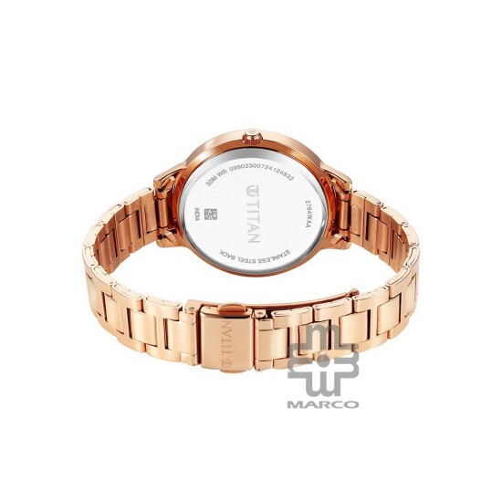 Titan Razzle Dazzle 2764WM01 Pink Dial Stainless Steel Strap Quartz Women's Watch