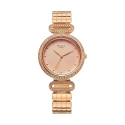Titan Raga DEC Blaza 2796WM01 Rose Gold Dial Metal Strap Quartz Women's Watch