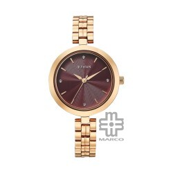 Titan Karishma 2969WM01 Pink Dial Stainless Steel Strap Quartz Women's Watch