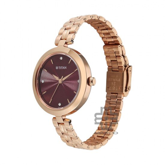 Titan Karishma 2969WM01 Pink Dial Stainless Steel Strap Quartz Women's Watch
