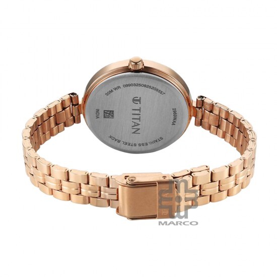 Titan Karishma 2969WM01 Pink Dial Stainless Steel Strap Quartz Women's Watch