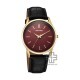 Sonata Eternia 77140YL02 Maroon Dial Leather Strap Men Watch