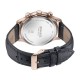 Sonata Wedding Edit 77146WL02 Black Dial Leather Strap Men Watch
