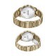 Sonata Wedding Edit 7716987088YM01 Black Dial Stainless Steel Strap for Couple