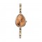 Sonata Colors of Earth 8169KM01 Brown Dial Metal Strap Women Watch