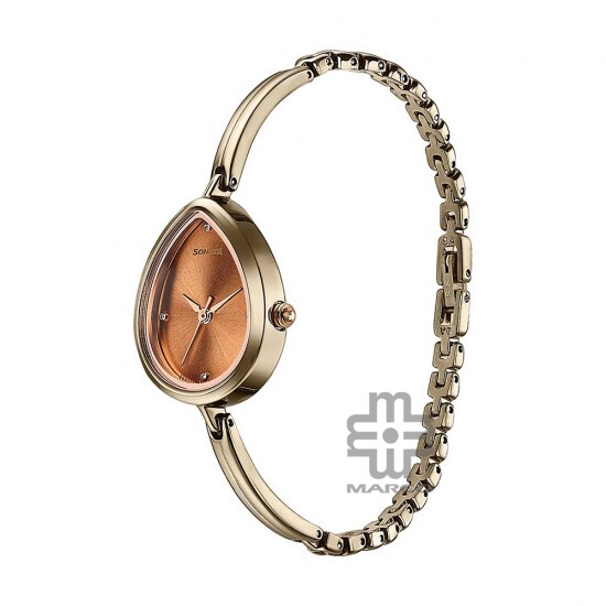 Sonata Colors of Earth 8169KM01 Brown Dial Metal Strap Women Watch