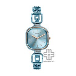 Sonata Colors of Earth 8186KM03 Blue Dial Metal Strap Women Watch